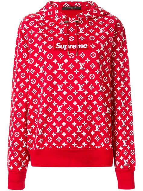 louis vuitton hoodie red|louis vuitton hoodie women.